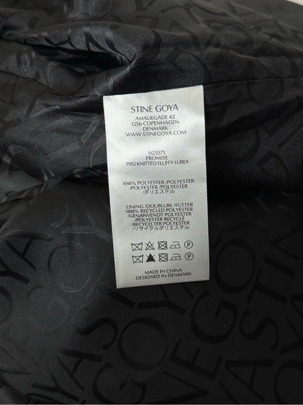 NEW STINE GOYA Chain Halter Neck Tinsel Open Back Old Money Y2K Formal Dress XS - Picture 11 of 12